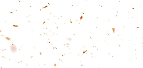3D Confetti Particle Burst on White and Transparent Background, Colorful Falling Confetti Ideal for Festive Celebration Designs and Event Graphics PNG.