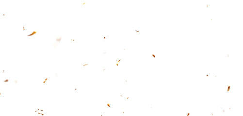3D Confetti Particle Burst on White and Transparent Background, Colorful Falling Confetti Ideal for Festive Celebration Designs and Event Graphics PNG.