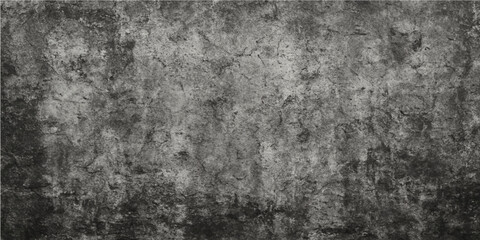 Dark gray grunge concrete wall and metal surface texture background pattern