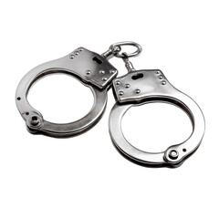handcuffs isolated on white