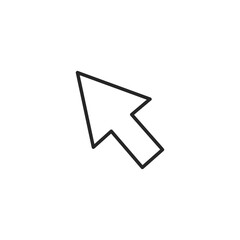 シンプルな矢印マークのアイコン