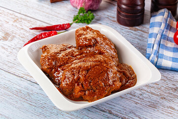 Indian chicken thights tikka massala