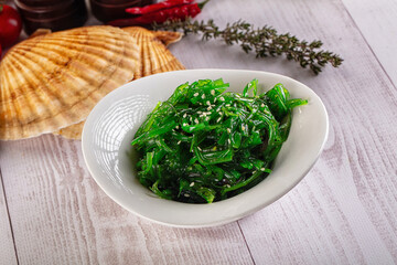 Japanese Chuka Wakame with sesame seeds