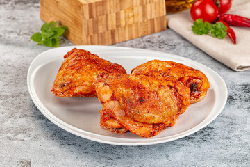 Baked marinated crispy chicken tighs