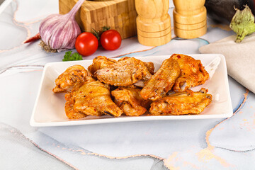Grilled spicy chili chicken wings