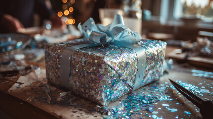 Ai christmas tree decorations box, decoration