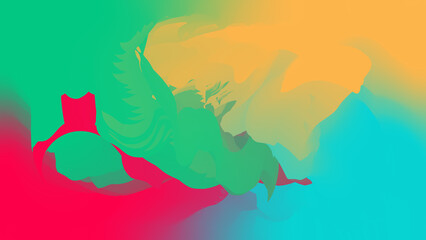 Modern abstract geometric design professional for presentations projects