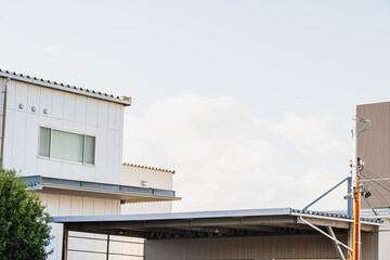 Fototapeta premium 工場と空