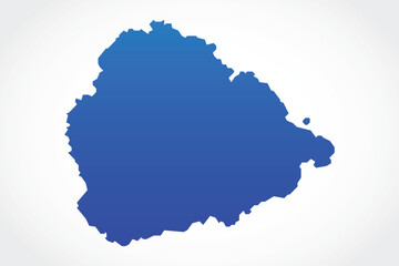 Vector graphic artwork suitable for print and web containing flat detailed map of ASCENSION ISLAND