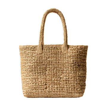 Elegant Natural Raffia Tote Bag for Fashion Accessories and Shopping