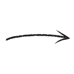 hand-drawn arrow marker isolated PNG transparent—hand-drawn brush stroke arrows on transparent background.