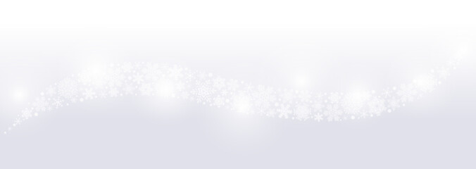 幻想的な冬の背景イラスト　流れるような雪の結晶のイルミネーション