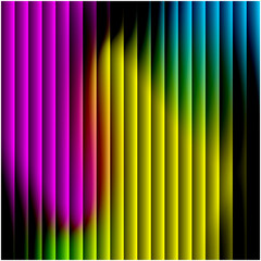 Vibrant abstract vertical stripes with a rainbow color gradient pattern
