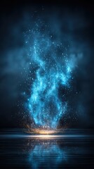 Abstract cosmic background with stars and radiant light effects visualizing cosmic expanse this abstract background features countless stars and vibrant light dynamics