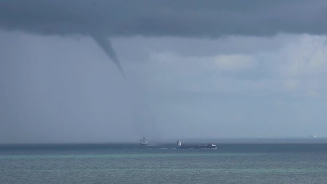 A Waterspout Is A Rare Weather Condition