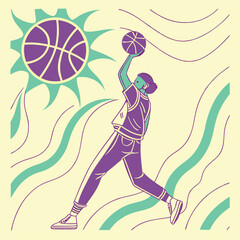 sphere-gradient-flows-seamlessly-in-liquid-background  