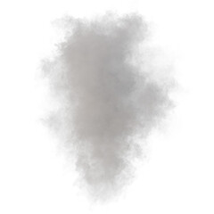  Smoke rising up isolated transparent background photo realistic 3d rendering PNG 16 bit with alpha channel