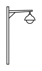 Fototapeta premium Classic Hanging Street Lamp