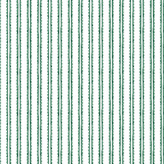 Watercolor seamless pattern with green scalloped lines. Hand painted background for baby shower invitation,wedding stationery and festive cards.