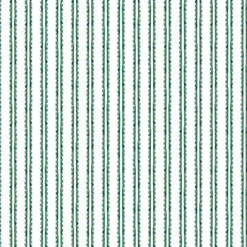 Watercolor seamless pattern with green scalloped lines. Hand painted background for baby shower invitation,wedding stationery and festive cards.