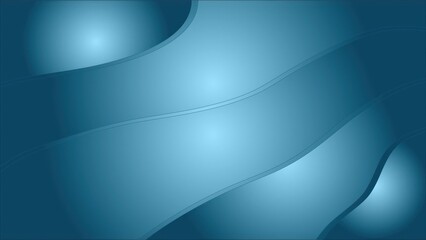 Abstract blue swirling ribbons with subtle gradient lighting and shadows