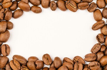 coffee beans frame