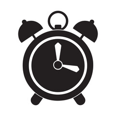 Alarm Clock With Bells Icon Vector Illustration