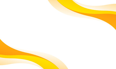 Abstract Orange, yellow, and white curved background, modern smooth gradient wallpaper, suitable for templates, sale banners, business ads, events, presentations, web, and pages