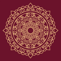 A beautiful multi color trendy mandala design.