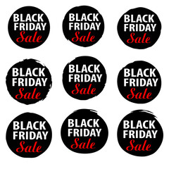 Obraz premium set of sale labels