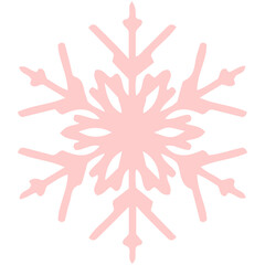 Christmas snowflake icons.