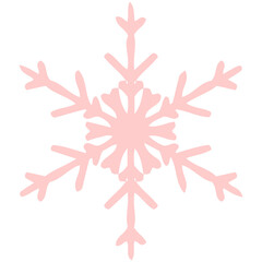 Christmas snowflake icons.