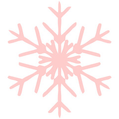 Christmas snowflake icons.