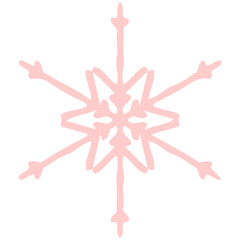 Christmas snowflake icons.