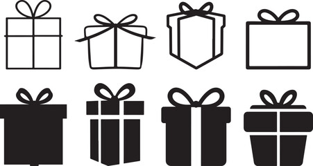 set of gift boxes ,set of gift boxes ,xmas, holiday, present, christmas, box, gift, ribbon, vector, decoration, design, package, celebration, icon, bow, shopping, set, valentine, new, happy, paper, il