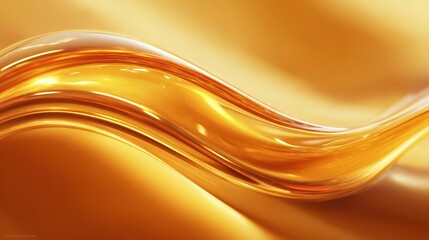 Golden Wave Texture: Abstract Gold Liquid Art with Caramel, Amber and Bronze Tones
