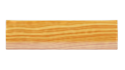 Wooden Plank Texture Isolated on White Background
