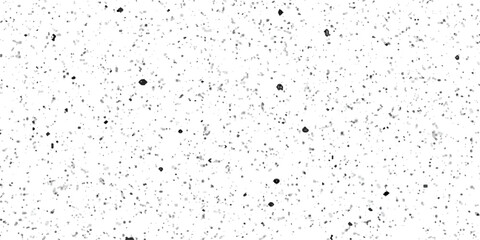 Terrazzo flooring interior grain vintage paint smooth design. Vector grunge dirty vintage wall overlay noise old wall black and white terrazzo granite floor structure distressed texture background.	