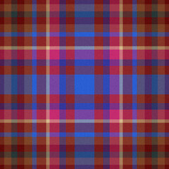 Color WoodyBrown and FreeSpeechBlue and MiddleSafflower plaid texture seamless pattern 