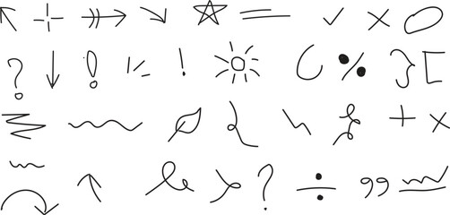 Hand-Drawn Doodle Elements Collection