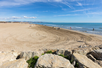 La spiaggia di Valencia, Spagna