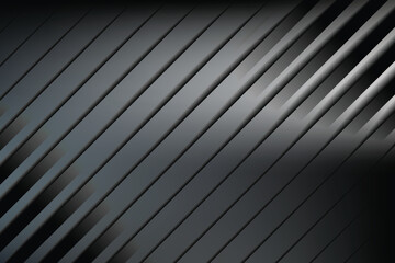 Obraz premium Abstract dark metallic background with diagonal brushed metal stripes industrial texture for technology and automotive design sleek modern backdrop EPS vector
