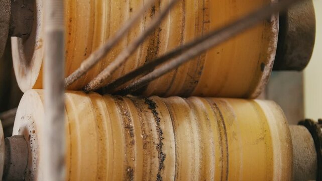 Producing fiberglass rods - manufacture of composite reinforcement, industry for construction