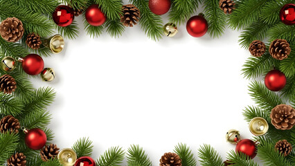 Christmas & new year ornaments Background - 25