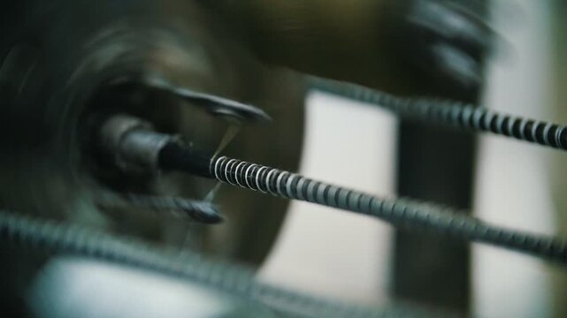 Producing fiberglass rods - manufacture of composite reinforcement, industry for construction
