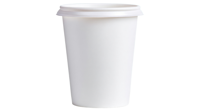 Blank White Coffee Cup for Customization and Design Purposes - Powered by Adobe