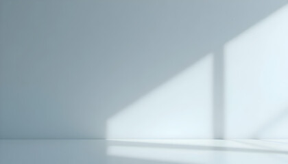 “Clean minimal background with subtle geometric shapes and soft shadows, perfect for corporate presentations, copy space.”
