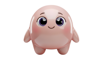 3d emoji emote for social media icon cute character design 