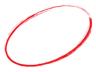 red circle brush stroke marker highlighter png