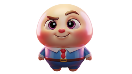 3d emoji emote for social media icon cute character design 